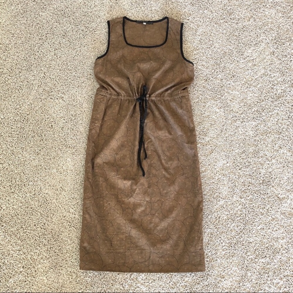 Peruvian Connection brown/black print dress